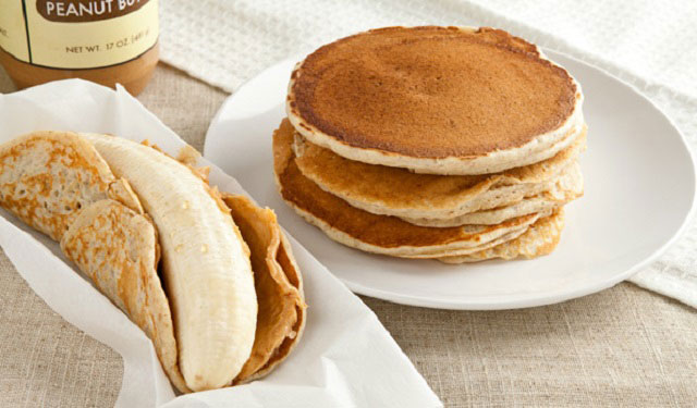 оладьи с бананом