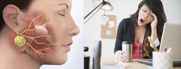 Сонливость и воспаление околоушных лимфоузлов