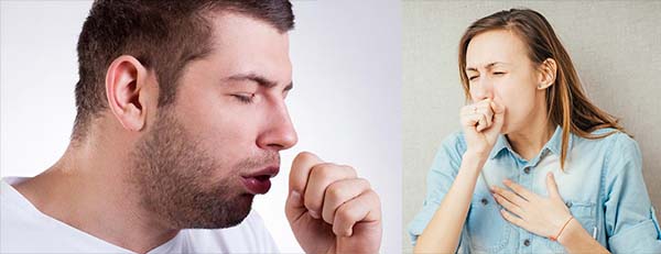 Кашель у девушки и мужчины