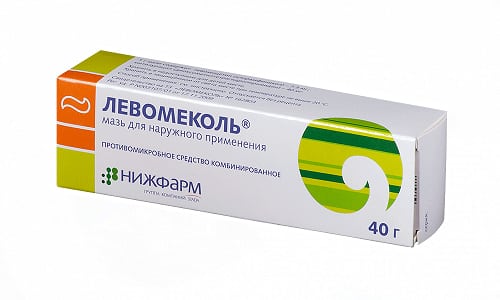 Левомеколь используют при проведении терапии трофических язв