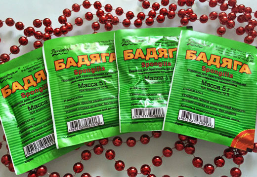 Бадяга в пакетиках