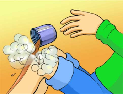 От ожога первая помощь яйцом