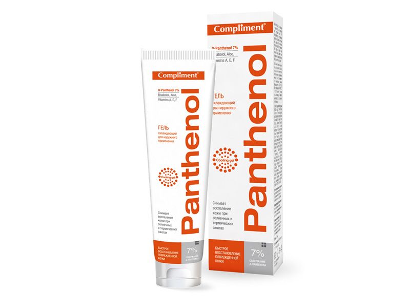 Compliment, Panthenol «Гель охлаждающий для наружного применения»