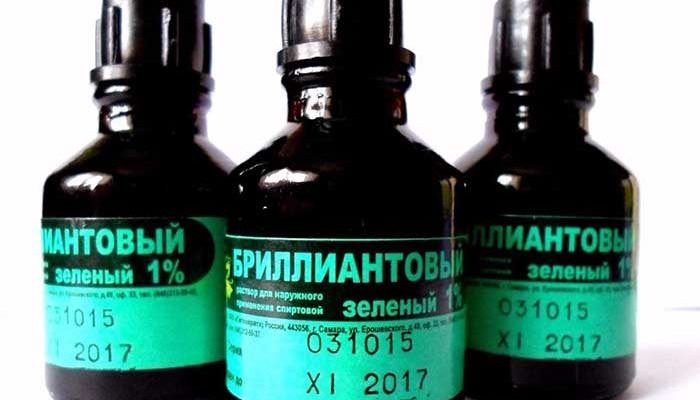 У меня от зеленки на лице ожог